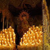 La Virgen de Gracia y Esperanza de San Roque por la calle Caballerizas