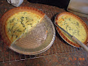 week 27: spinach / mustard quiche with last harvest of those