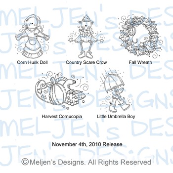 Meljens Designs November 4th Release Display