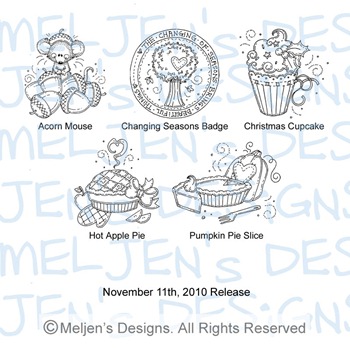 Meljens Designs November 11th Release Display