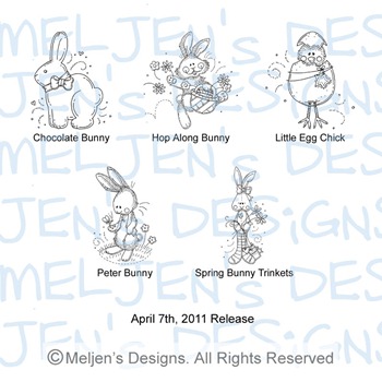 Meljens Designs April 7th Release Display