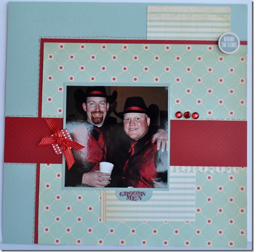 GROOMSMEN 12X12 SCRAPBOOKING PAGE 2