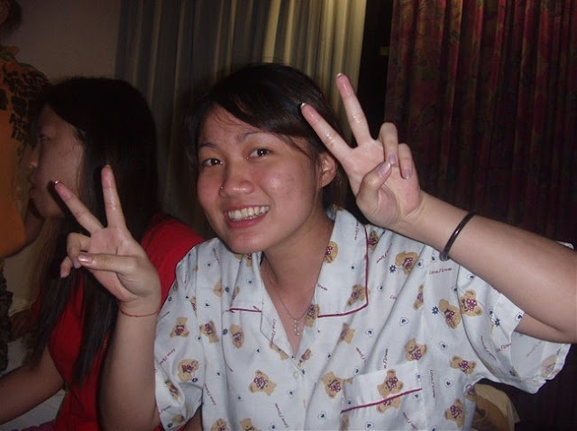 胜利的表情,爽!