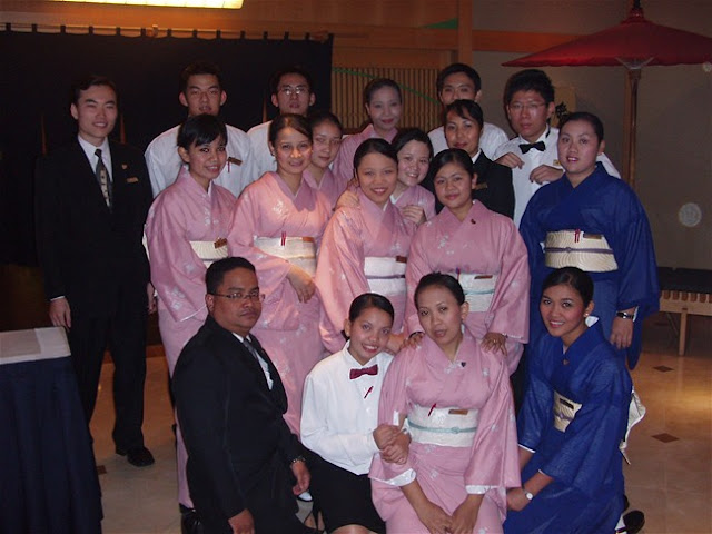 wine dinner at japanese restaurant