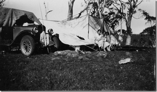 Camping at Jock's Water Ebor December 1931
