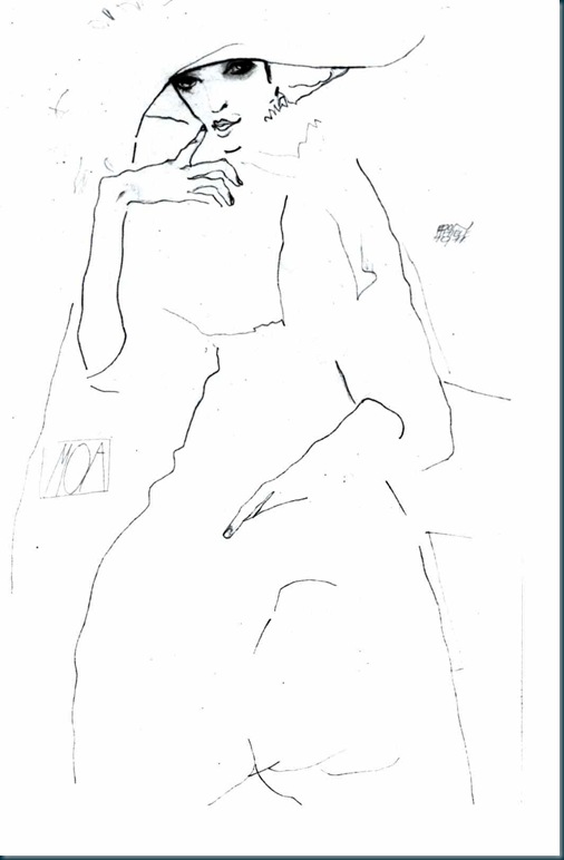 Schiele - Die Tänzerin Moa - 1911