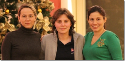 WGM Olga Zimina, WGM Yulia Kochetkova, WGM Martha Fierro