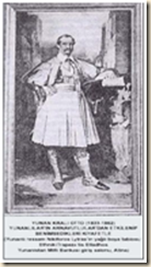 Il Re Otto I con fustanella (costume nazionale albanese)
