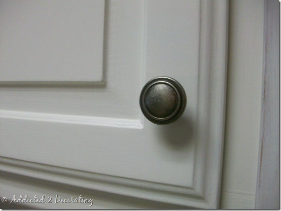 j and a kitchen pewter door knob
