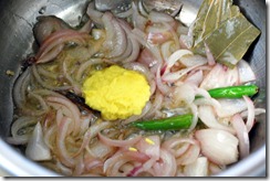 Fry onion add GGpaste