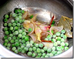 Add green peas