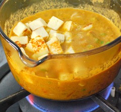 Add roasted paneer