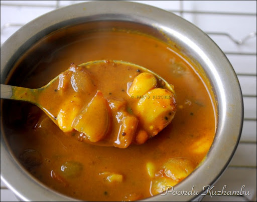 Poondu kuzhambu Poondu Kuzhambu