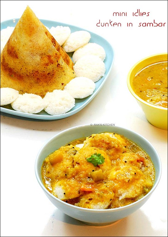 Mini idli/ fourteen idli with cone dosa.