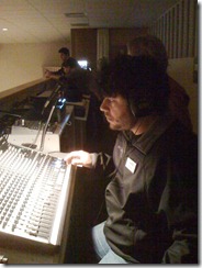 Nick Grizzle on the Sound Board