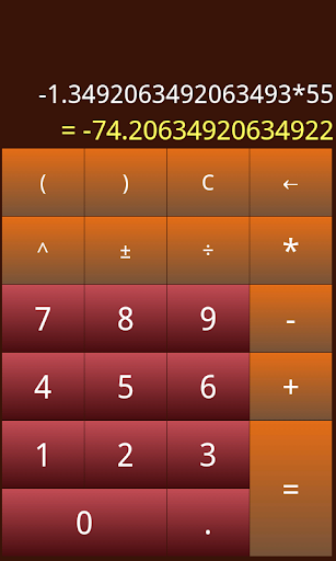 Calculator + Widget Colorful