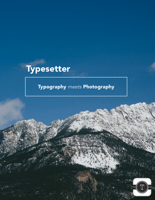   Typesetter- tangkapan layar 