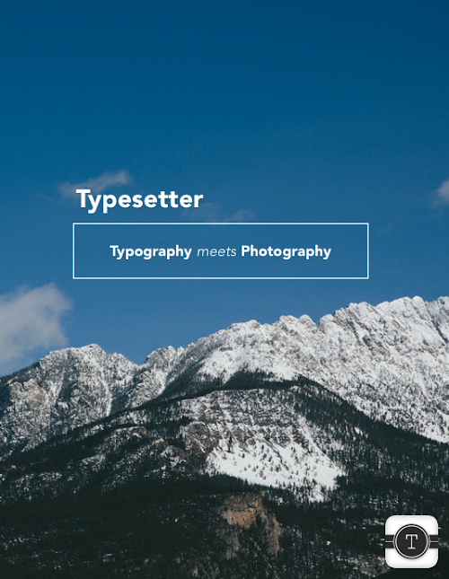 Android application Typesetter screenshort