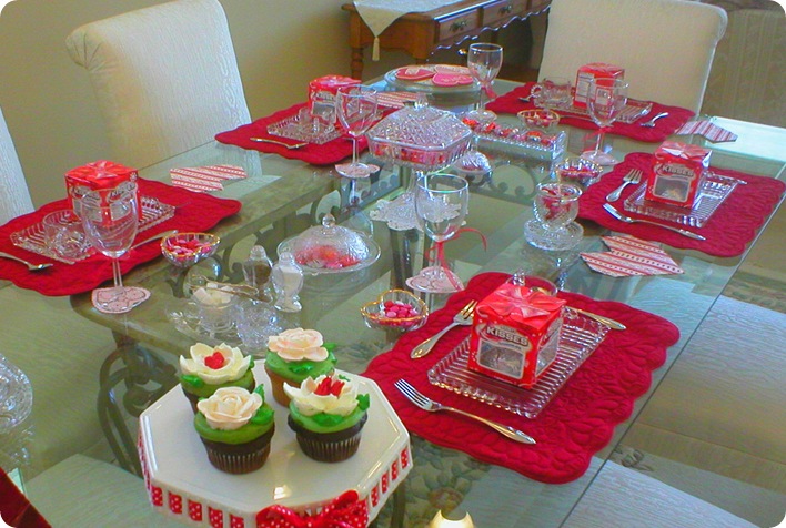 Valentines Day table