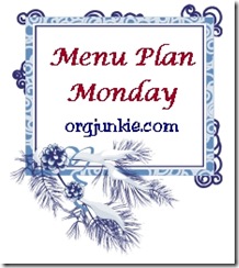 menu plan monday