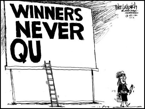 Sarah Palin - winner-never-quits