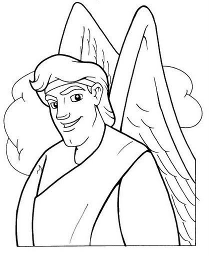 Gabriel Arch-angel -free coloring pages | Coloring Pages