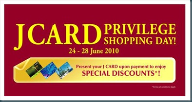 Jcard Shopping Privilege