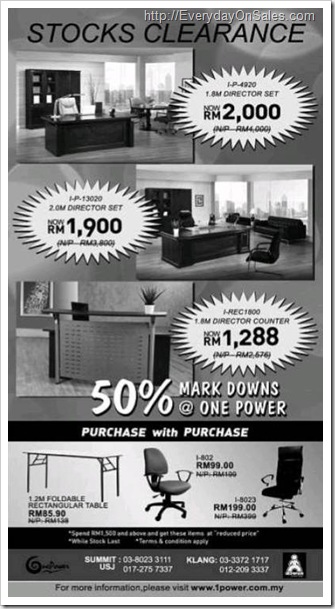 One-Power-Furniture-Stock-Clearance