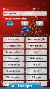 Free Download Christmas Weather Clock Widget APK for Android