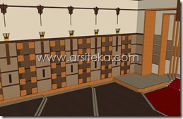 3D Modeling Perencanaan4 - Arsiteka (Ruang Sidang Paripurna DPRD Kabupaten Malang)