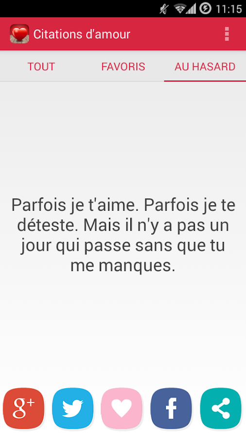 Blog De Citation D Amour