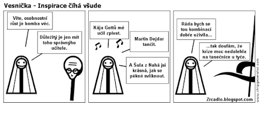Komiks Vesnička - Inspirace číhá všude.