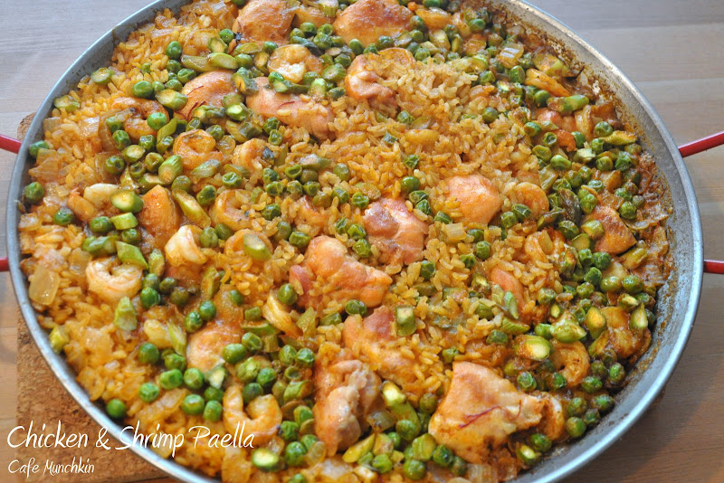 Chicken and shrimp paella Recipe by Munchkinmommy Petitchef