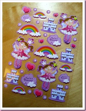 Poundland Fairy Princess Stickers