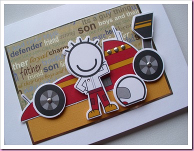 Smirk Racing Car card