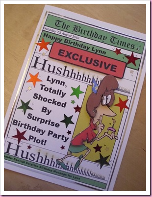 Surprise Party Birthday Card