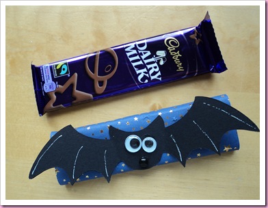 Halloween Bat Chocolate Bar
