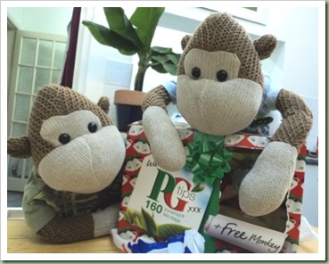 P G Tips Christmas Monkey