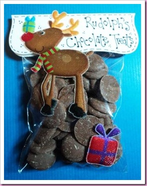 Rudolph's Chocolate Treats Favour Candy Bag Rudolph's Chocolate Treats Favour Candy Bag