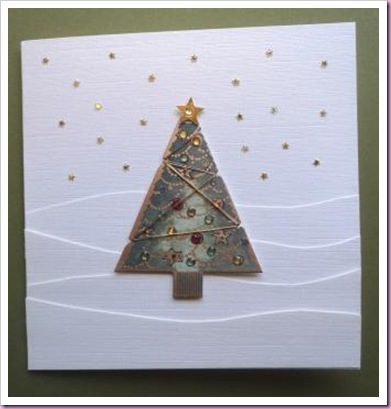 Papermania Christmas Tree Card 