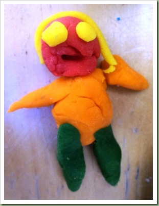 Stacey Solomon made out of Play Dough