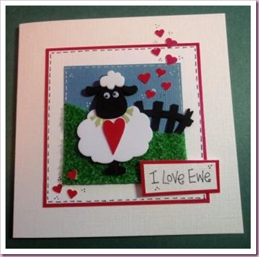 I Love Ewe Valentine Card