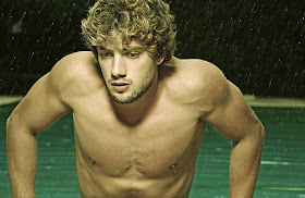 Brazilian actor Rafael Cardoso Wet