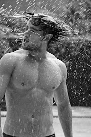 Brazilian actor Rafael Cardoso Wet