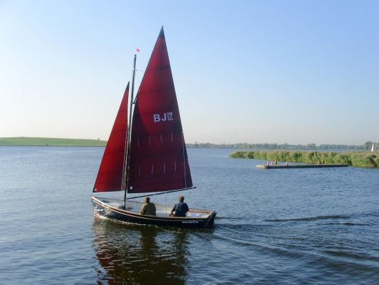 Zeil roeiboot