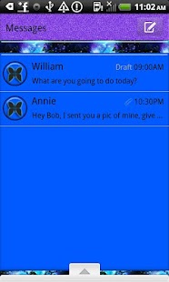 Free GO SMS THEME/MysticButterfly APK for Android