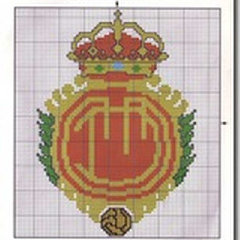 Punto de Cruz escudo Real Mallorca de Futbol