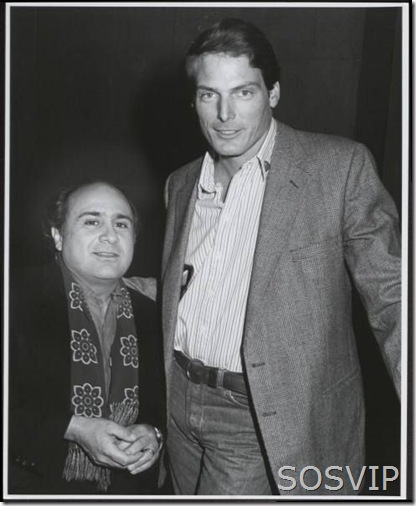 Danny DeVito and Christopher Reeves