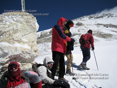 Fake Summit Mt Damavand Baam Jonobi, Photo by A.Soltani
