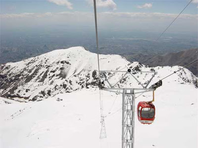 Telecabin Mt Tochal Tehran, Iran